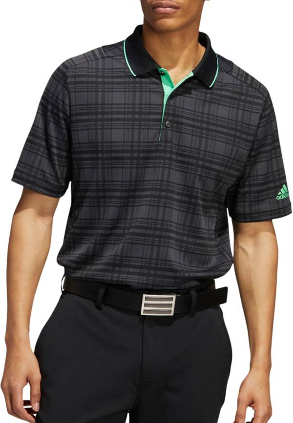 adidas Men's Statement No-Show Primegreen Golf Polo