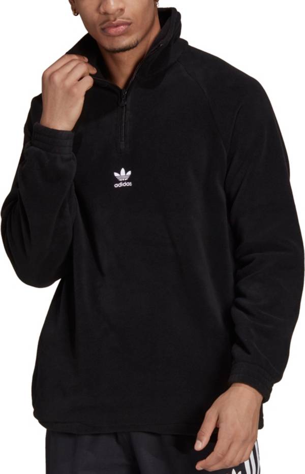adidas Originals Men's Adicolor Classics Teddy Fleece Half-Zip Jacket