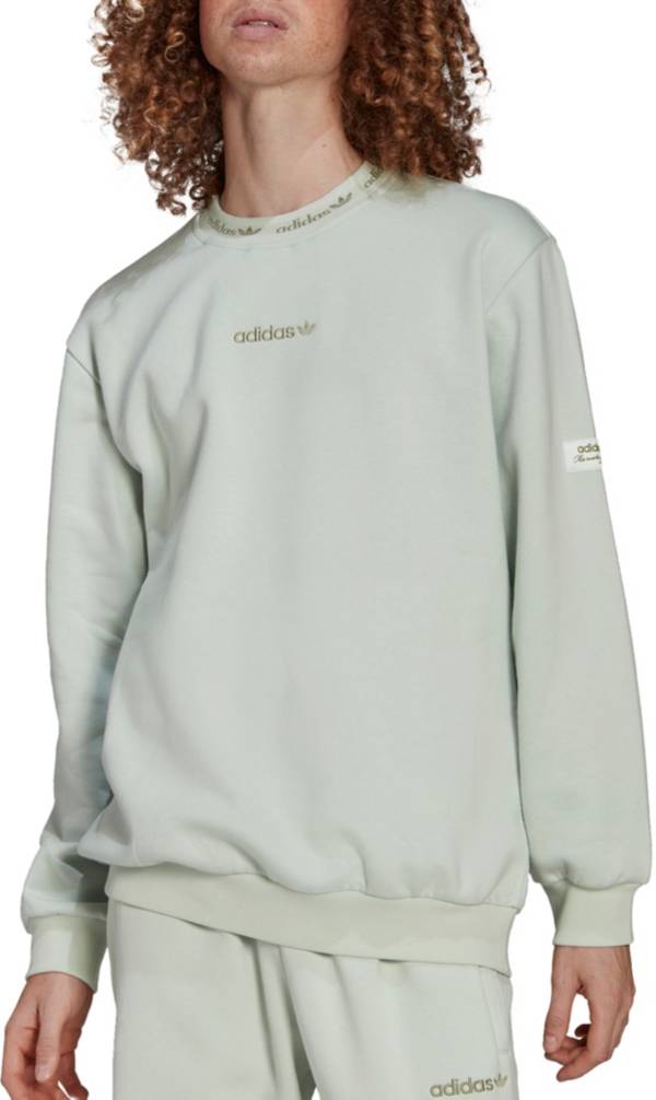 adidas Originals Men's Trefoil Linear Crew Sweatshirt