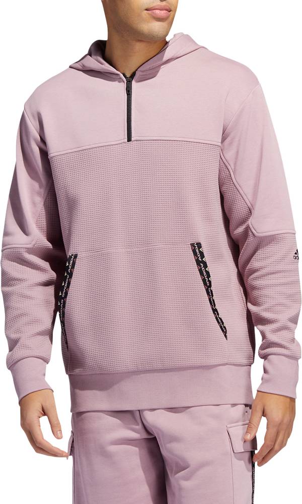 adidas Men's Postgame Lite Waffle Pullover Hoodie