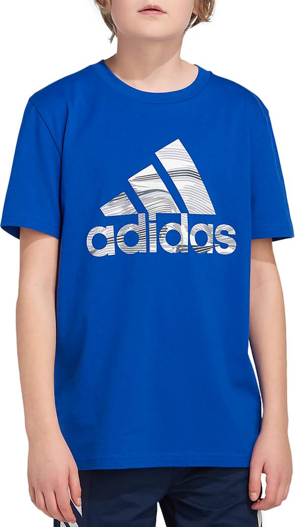 adidas Kids' Badge of Sport Short Sleeve Shirt