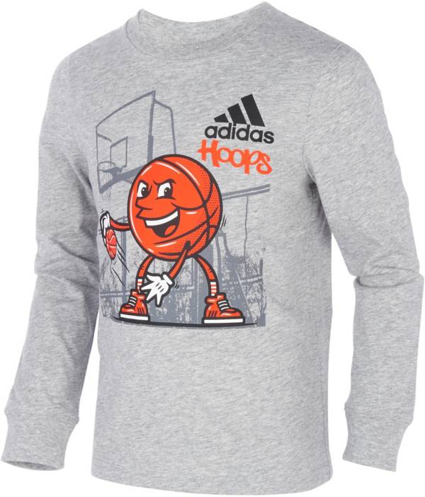 adidas Boys' Long Sleeve Sports Dude T-Shirt