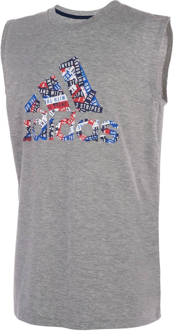 adidas Little Boys' Americana Badge of Sport Tank Top