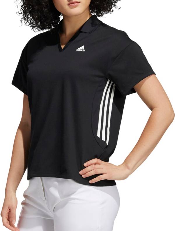 adidas Women's 3-Stripes Primegreen Golf Polo