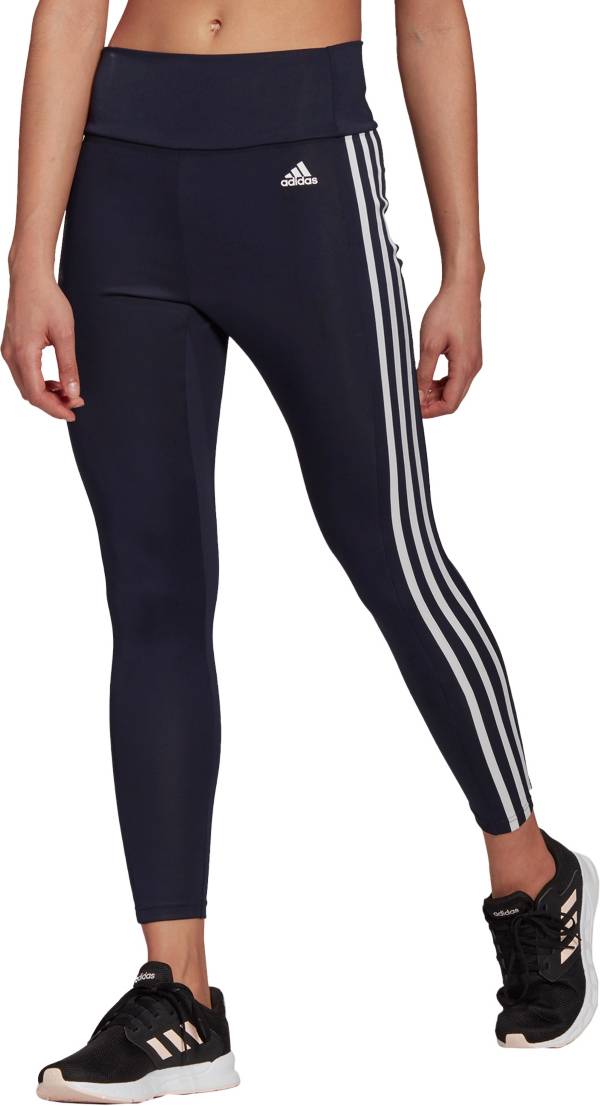 adidas Women's Designed to Move High-Rise 3-Stripes 7/8 Sport Tights