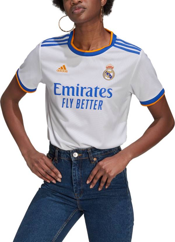 adidas Women's Real Madrid '21 Home Replica Jersey