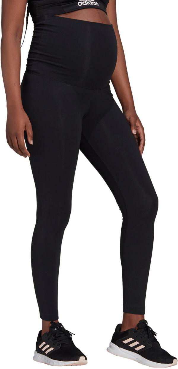 adidas Women's Badge of Sport Essentials Cotton Maternity Leggings