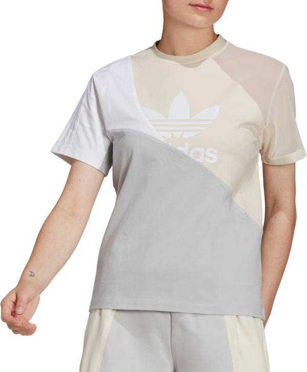 adidas Women's Adicolor Split Trefoil Tee