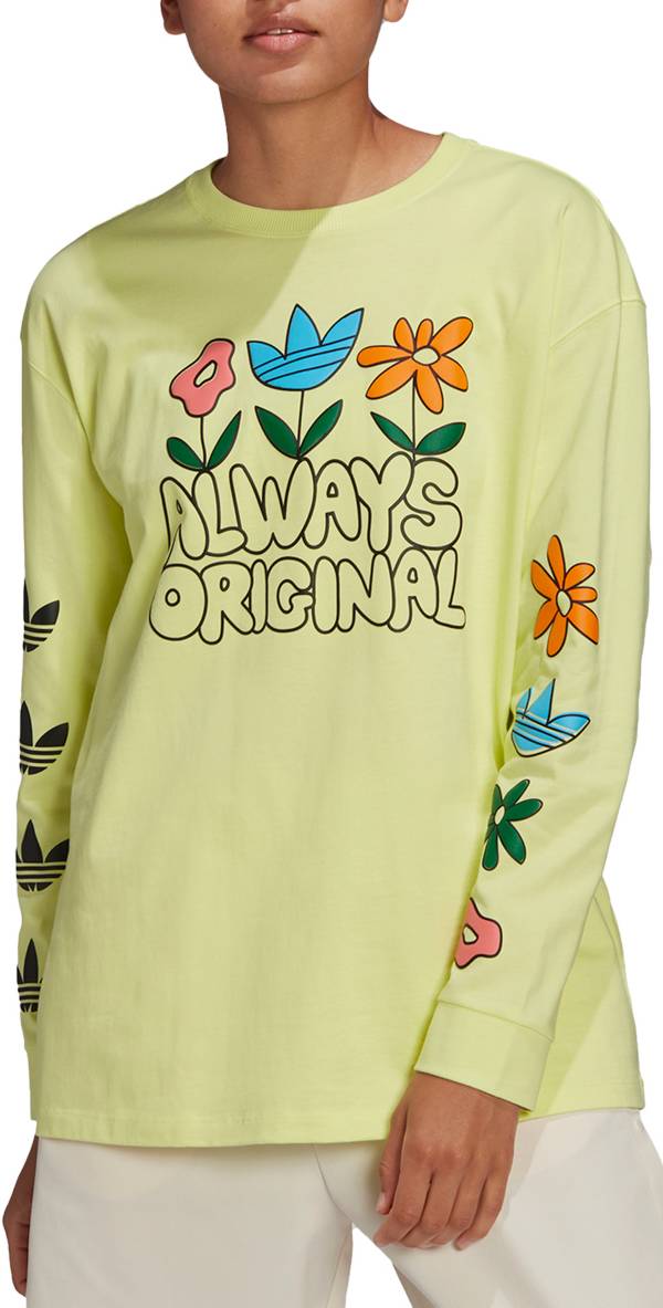 Adidas Women's Always Original Long Sleeve Graphic T-Shirt