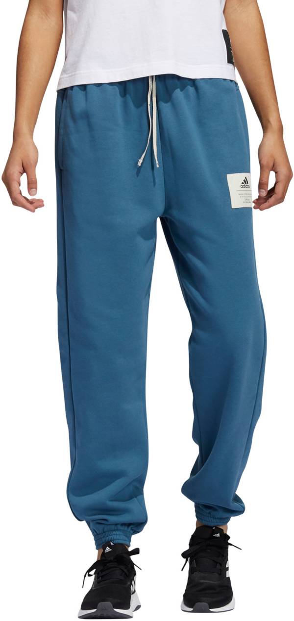 adidas Women's High Rise Cinch Fleece Pants