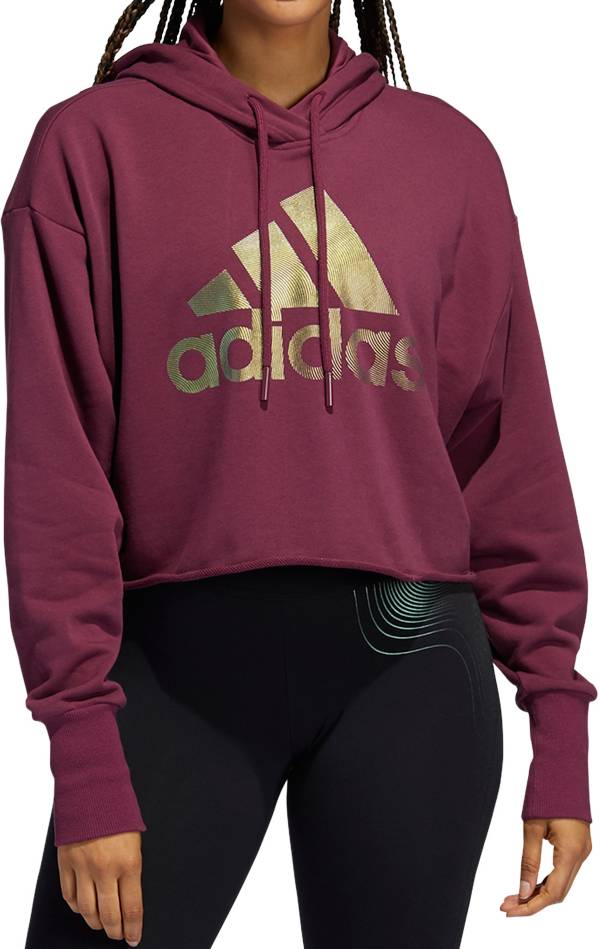 adidas Women's Holiday Graphic Hoodie Sweatshirt