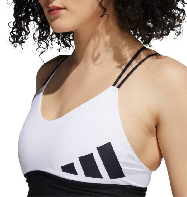adidas Women's All Me 3 Bar Logo Sports Bra