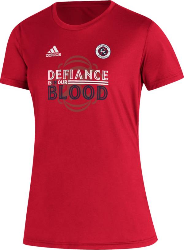 adidas Women's New England Revolution Creator Red T-Shirt