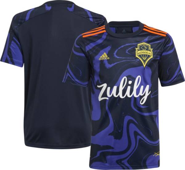 adidas Youth Seattle Sounders '21-'22 Secondary Replica Jersey