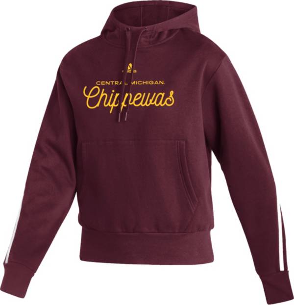 adidas Women's Central Michigan Chippewas Maroon Pullover Hoodie product image