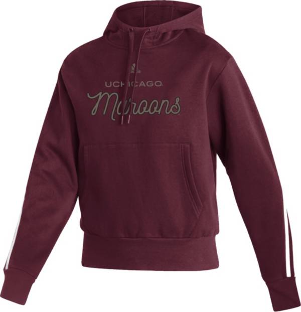 adidas Women's UIC Flames Maroon Pullover Hoodie