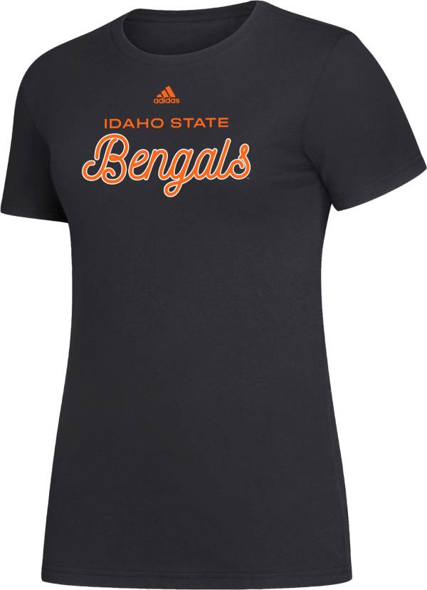 adidas Women's Idaho State Bengals Black Amplifier T-Shirt