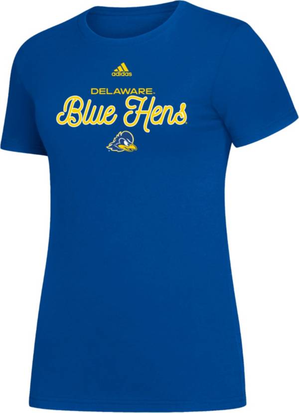 adidas Women's Delaware Fightin' Blue Hens Blue Amplifier T-Shirt