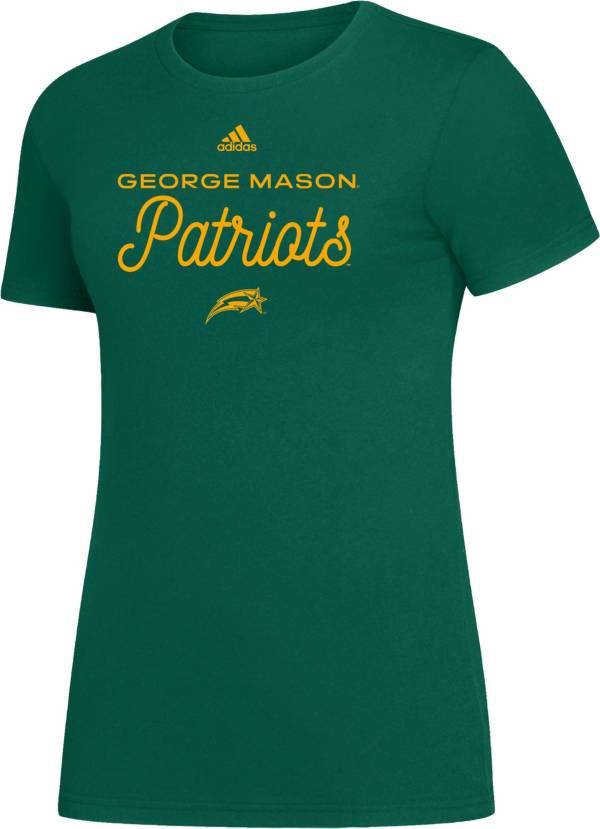 adidas Women's George Mason Patriots Green Amplifier T-Shirt