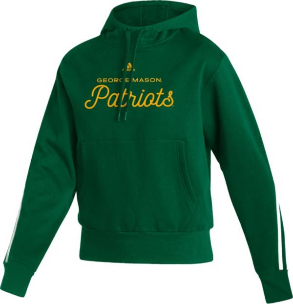 adidas Women's George Mason Patriots Green Pullover Hoodie