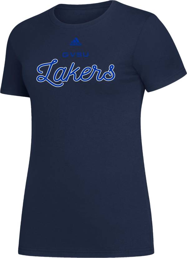 adidas Women's Grand Valley State Lakers Laker Blue Amplifier T-Shirt