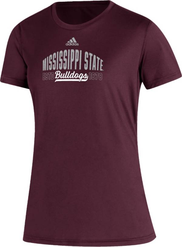 adidas Women's Mississippi State Bulldogs Maroon Creator T-Shirt