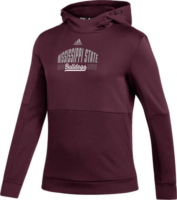 adidas Women's Mississippi State Bulldogs Maroon Pullover Hoodie