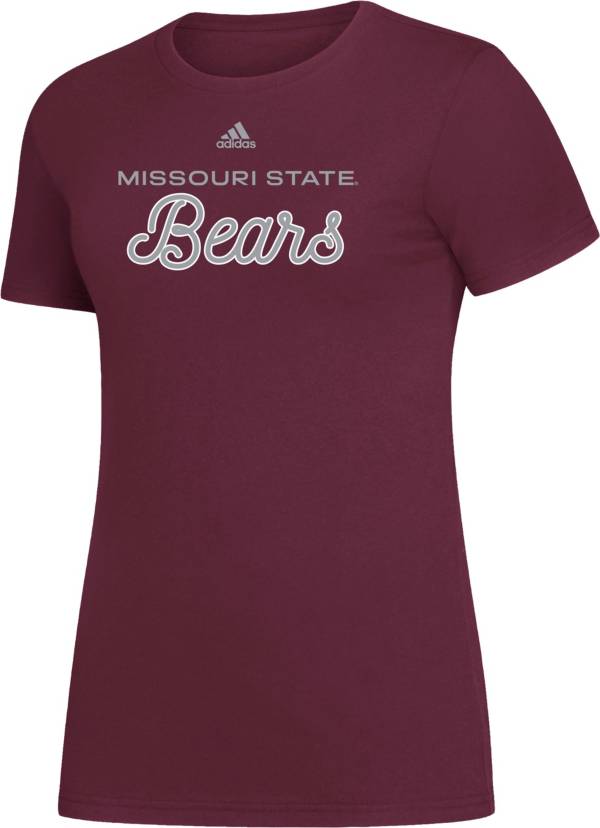 adidas Women's Missouri State Bears Maroon Amplifier T-Shirt