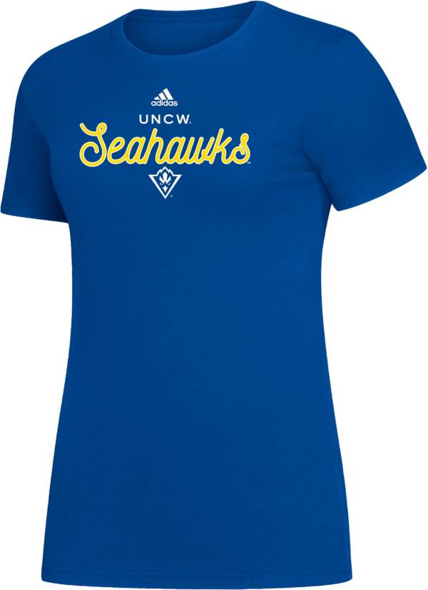 adidas Women's UNC-Wilmington Seahawks Teal Amplifier T-Shirt