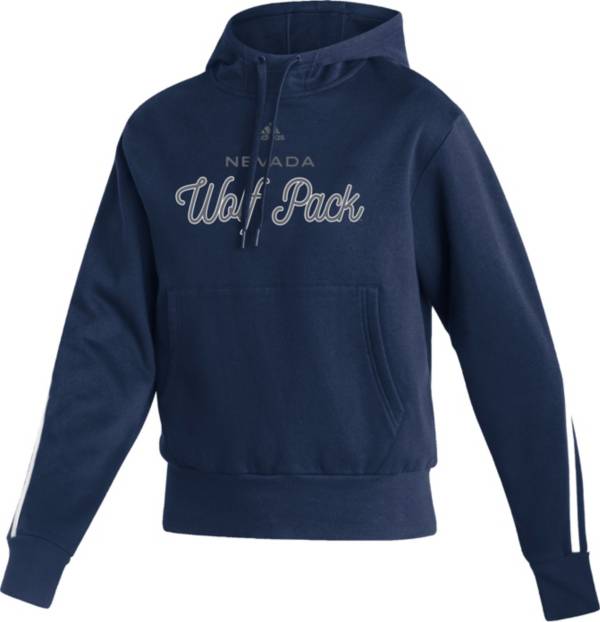 adidas Women's Nevada Wolf Pack Blue Pullover Hoodie