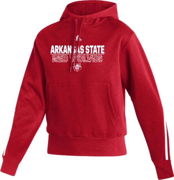 adidas Women's Arkansas State Red Wolves Scarlet Pullover Hoodie