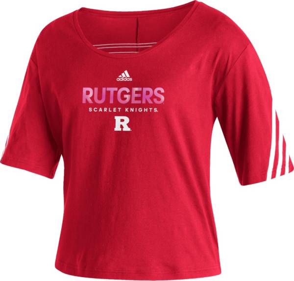 adidas Women's Rutgers Scarlet Knights Scarlet Lifestyle T-Shirt