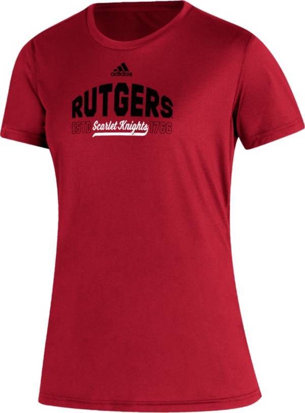 adidas Women's Rutgers Scarlet Knights Scarlet Creator T-Shirt