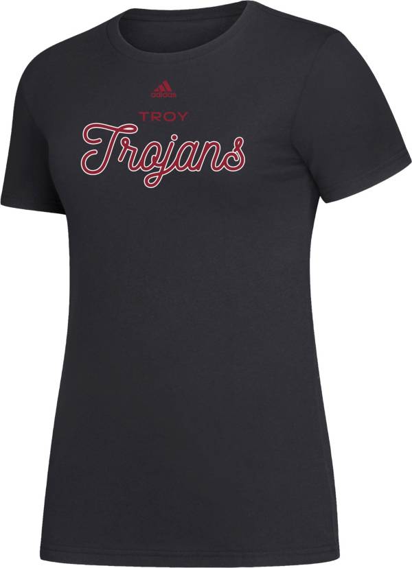 adidas Women's Troy Trojans Black Amplifier T-Shirt