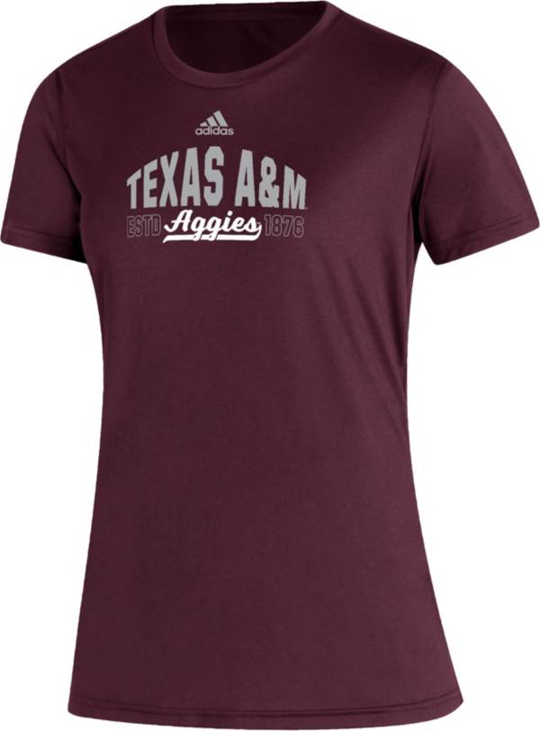 adidas Women's Texas A&M Aggies Maroon Creator Performance T-Shirt