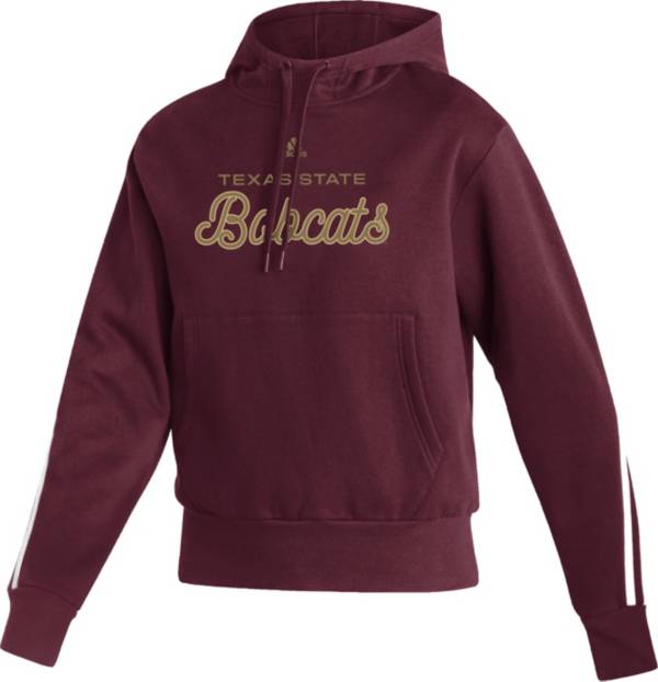 adidas Women's Texas State Bobcats Maroon Pullover Hoodie