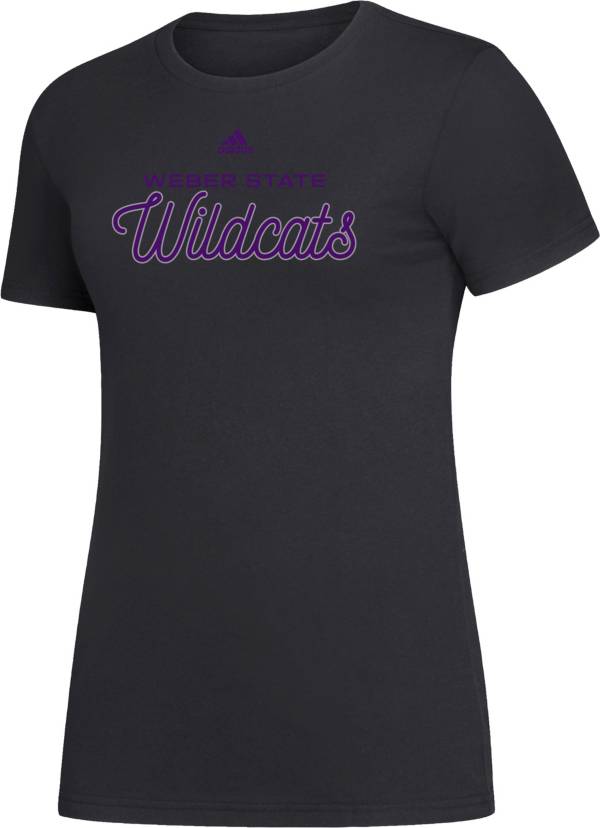 adidas Women's Weber State Wildcats Black Amplifier T-Shirt