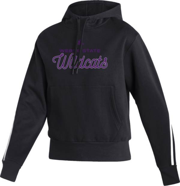 adidas Women's Weber State Wildcats Black Pullover Hoodie