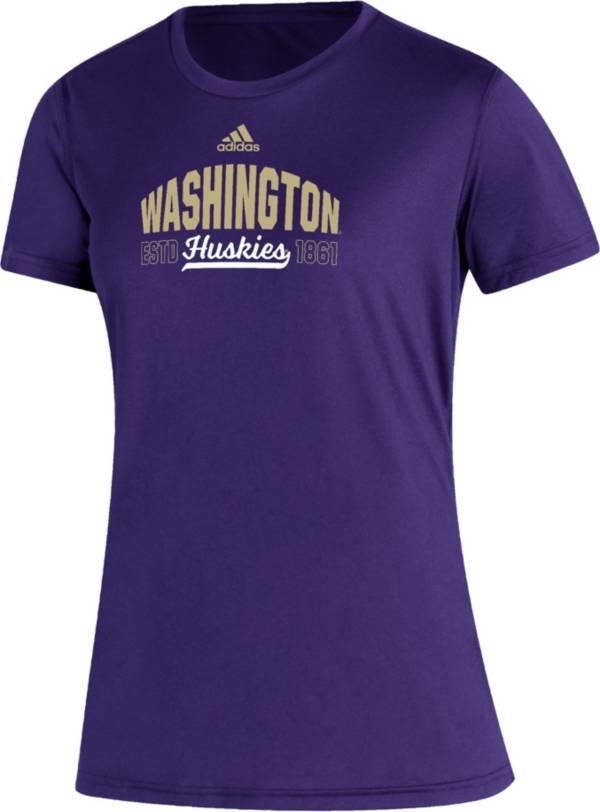 adidas Women's Washington Huskies Purple Creator Performance T-Shirt product image