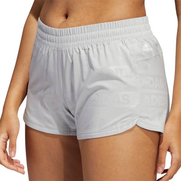 adidas Women's Pacer Woven Deboss Shorts