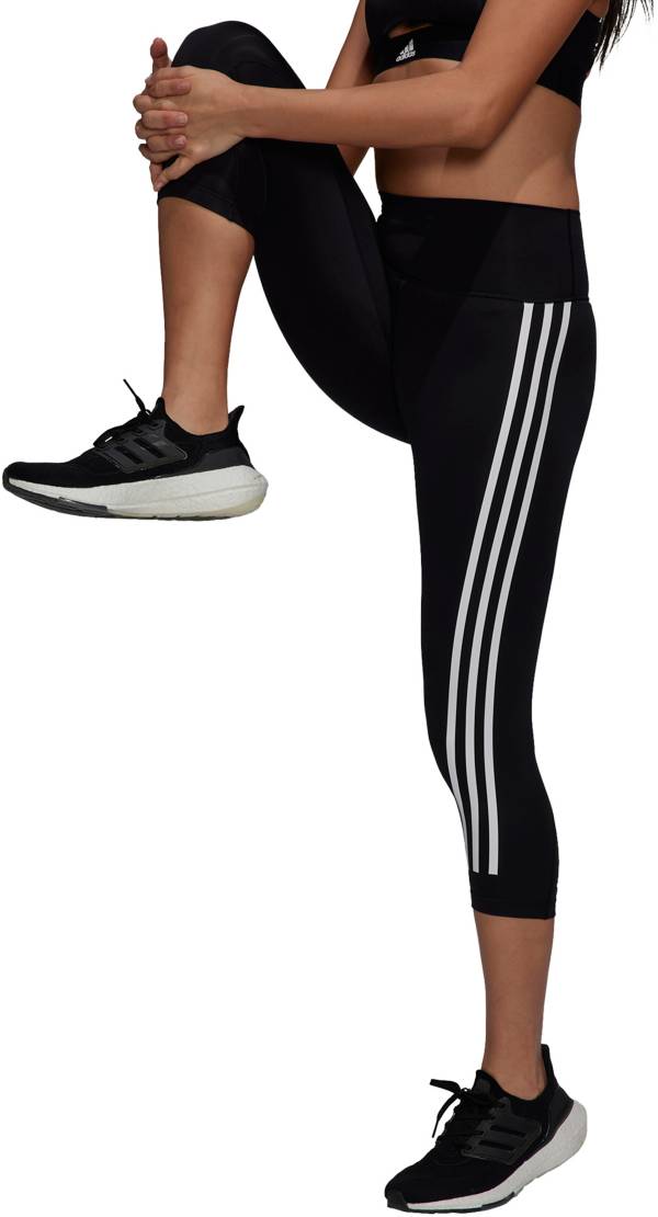adidas Women's Optime TrainIcons 3-Stripes 3/4 Tights