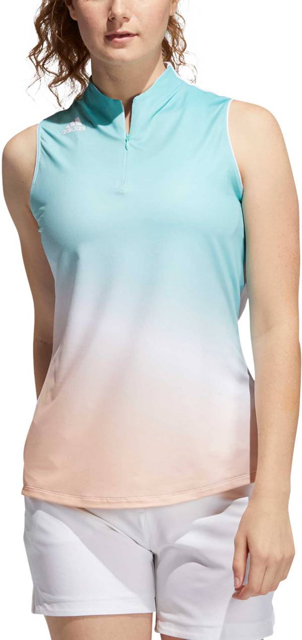 adidas Women's Sleeveless AEROREADY Polo Shirt product image
