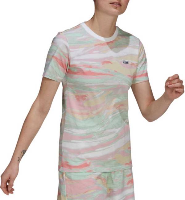 adidas Originals Women's Tie Dye Short Sleeve Tee