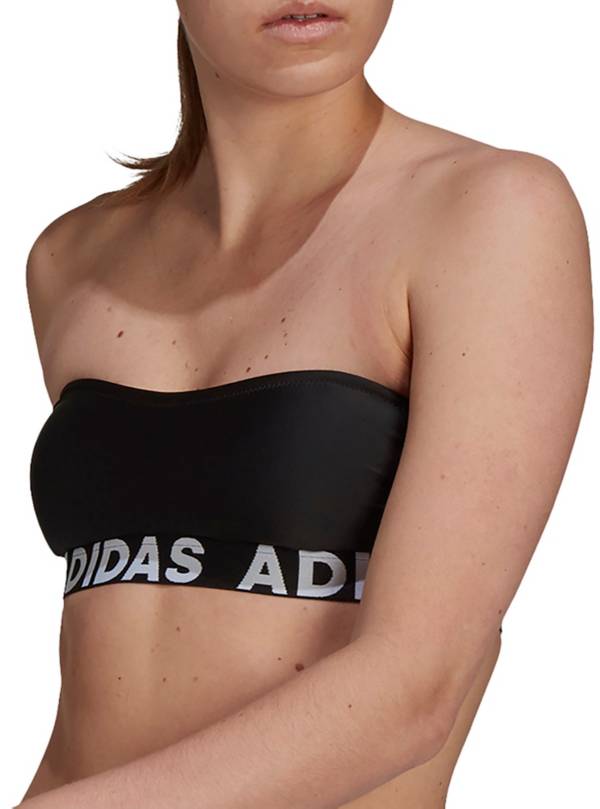 adidas Women's SH3.RO Branded Bandeau Bikini Top