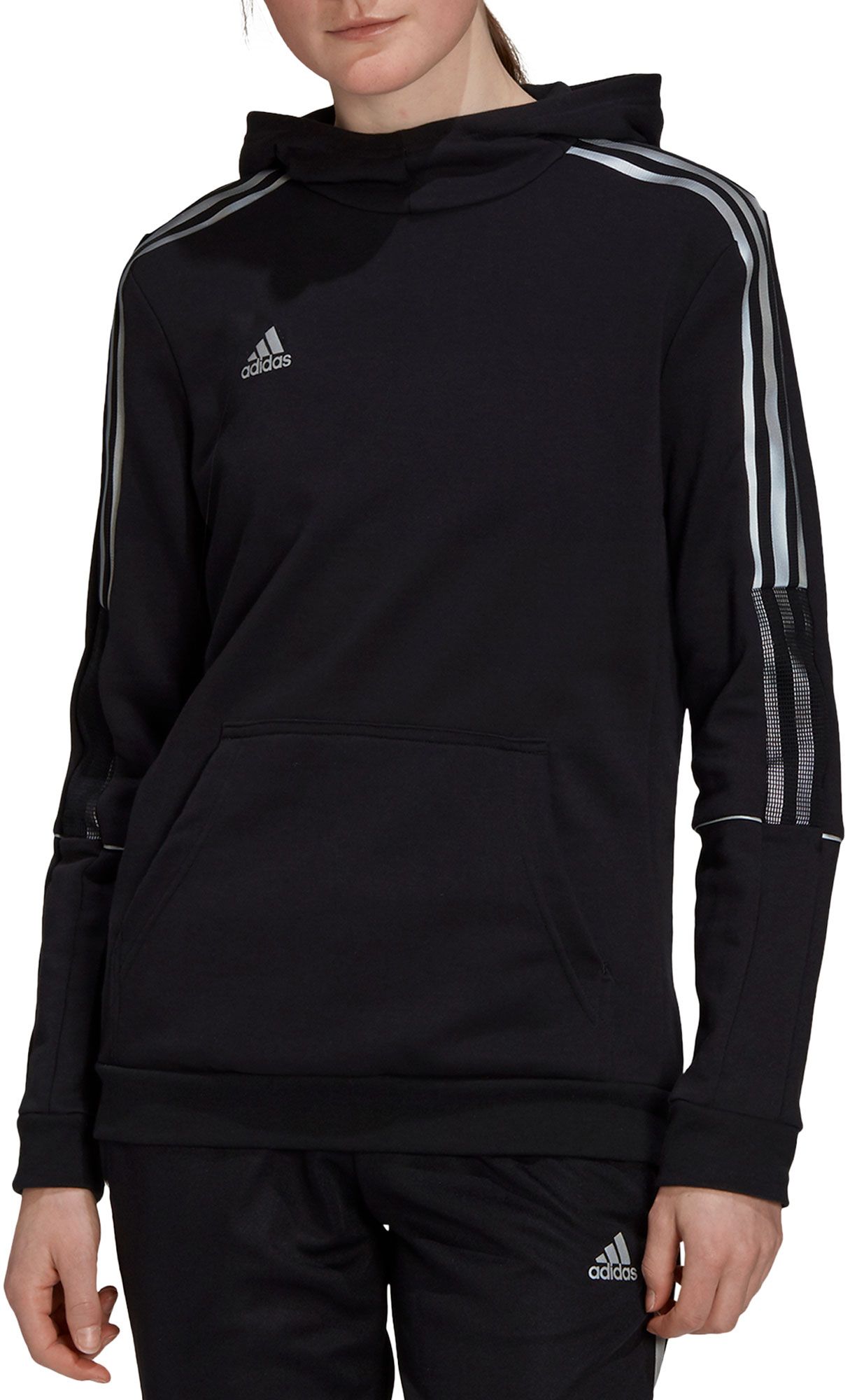 adidas 3 stripe essential hoodie rasta