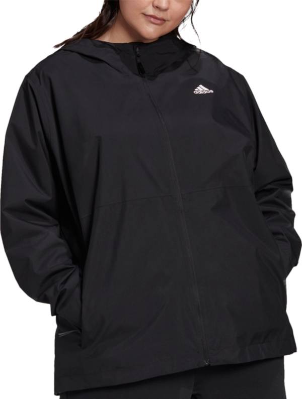 adidas Women's 3-Stripes Rain.RDY Jacket