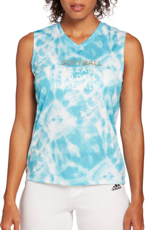 adidas Women's Softball Graphic Tank Top