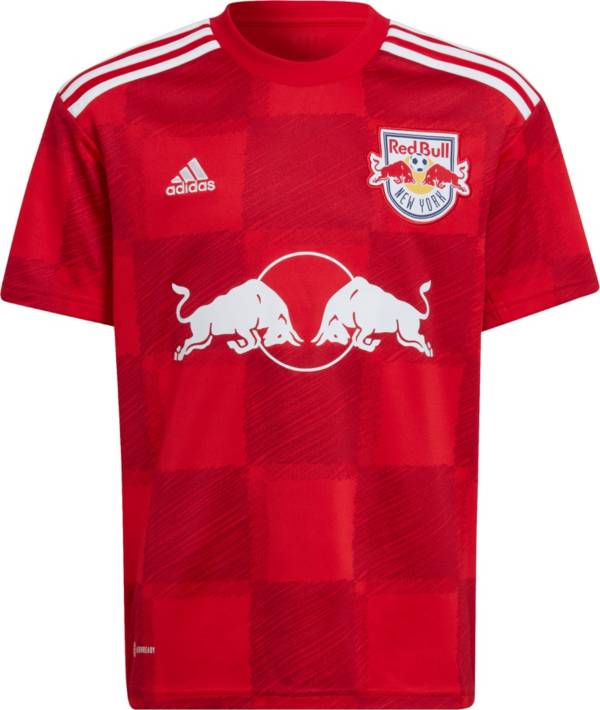 adidas Youth New York Red Bulls '22-'23 Secondary Replica Jersey