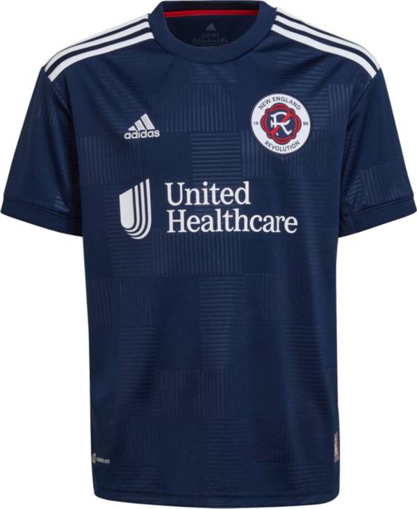 adidas Youth New England Revolution '22-'23 Primary Replica Jersey