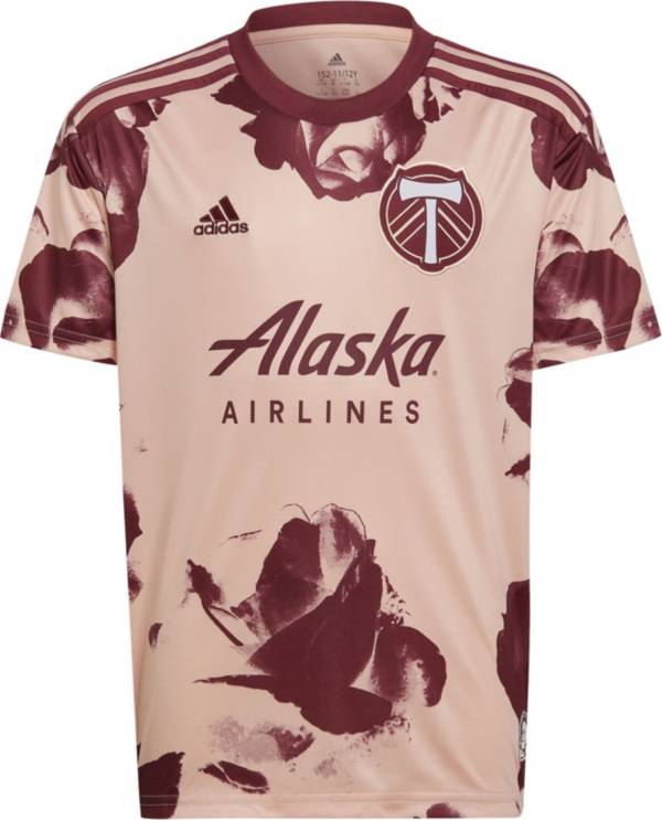 adidas Youth Portland Timbers '22-'23 Secondary Replica Jersey